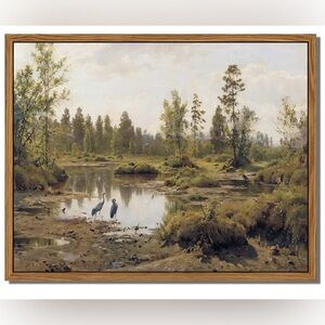 Framed Canvas Wall Art 8X10🌿🖼️